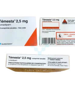 Temesta (Lorazepam) 2.5mg