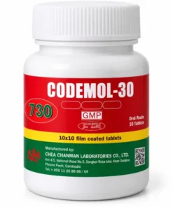 Codemol-30 (Paracetamol 500mg + Codeine Phosphate 30mg)
