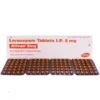 Lorazepam Tablets I.P 2mg (Ativan 2mg)