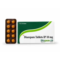 Diazepam Tablets IP 10mg (Dizpam-10)